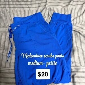 Med Couture Bright Blue Joggers